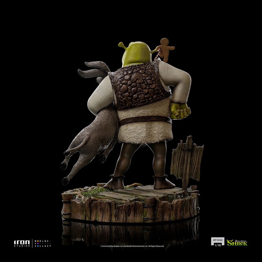 Estátua Shrek, Burro e o Homem de Gengibre - Imagem 5