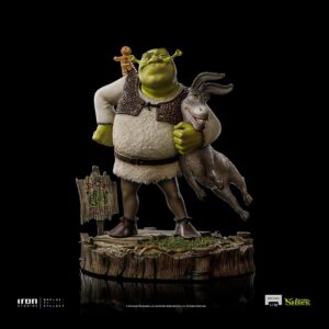 Estátua Shrek, Burro e o Homem de Gengibre