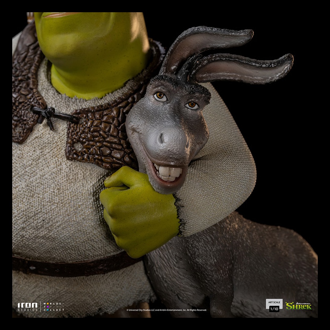 Estátua Shrek, Burro e o Homem de Gengibre - Imagem 4