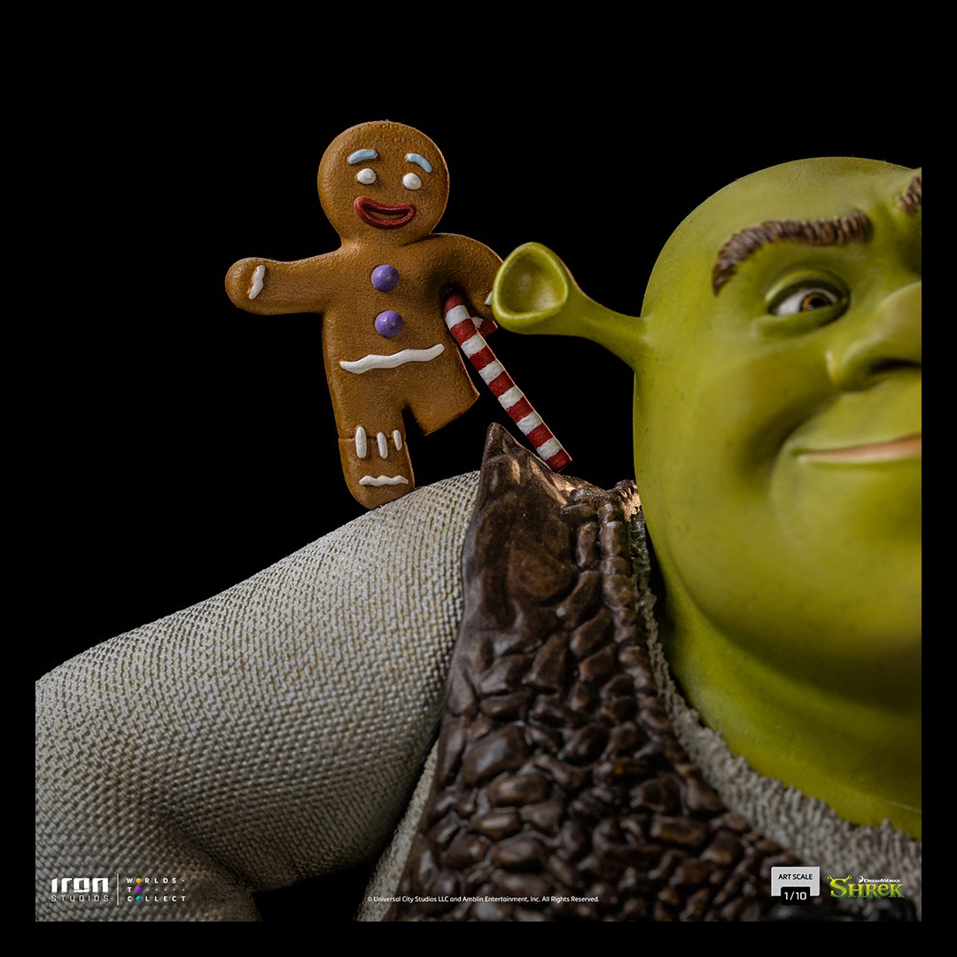 Estátua Shrek, Burro e o Homem de Gengibre - Imagem 3