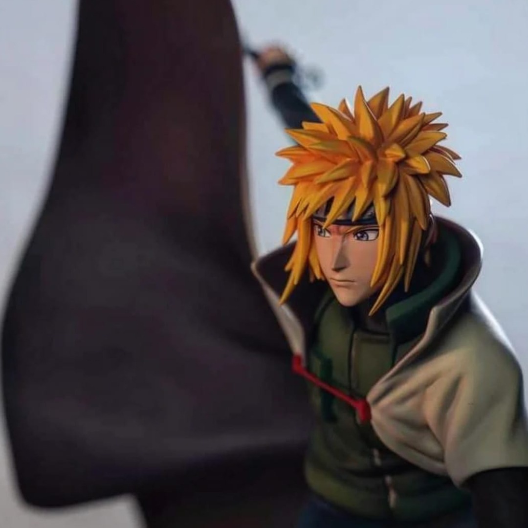 Estátua Namikaze Minato x Kurama - Imagem 3