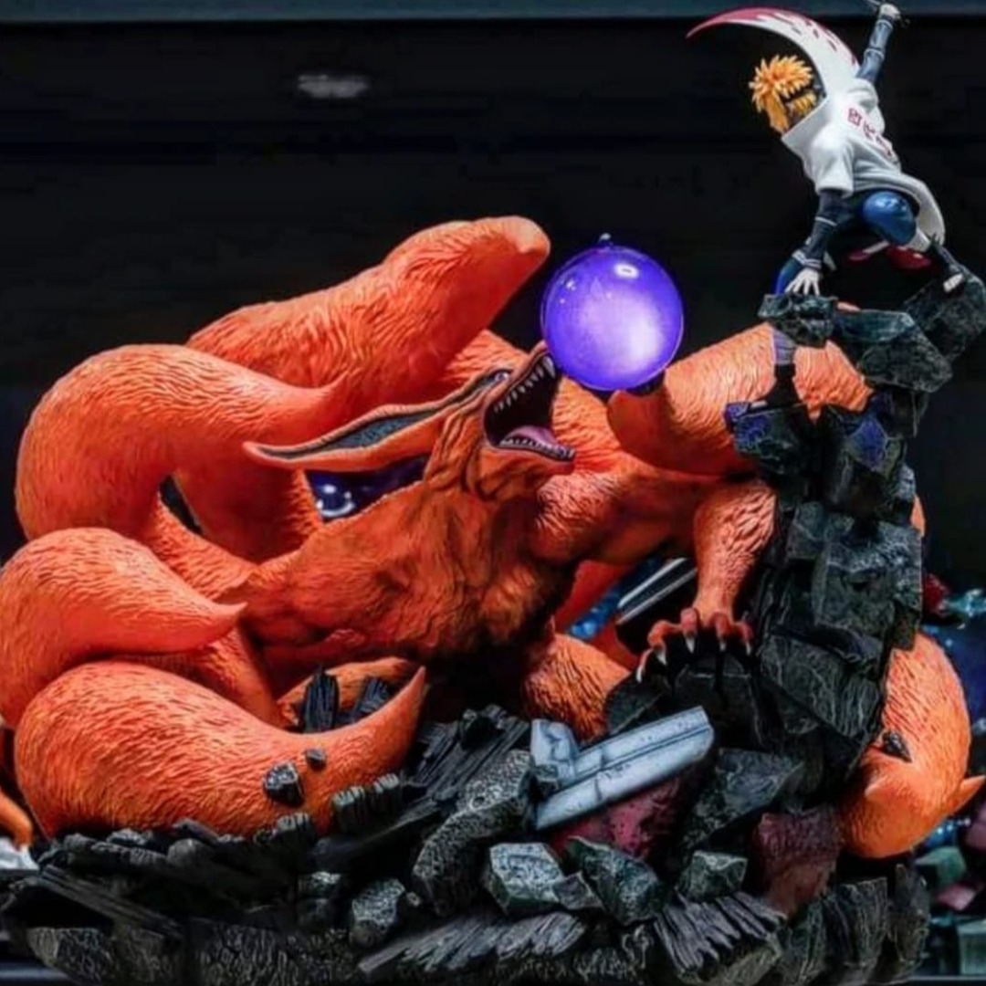 Estátua Namikaze Minato x Kurama - Imagem 6